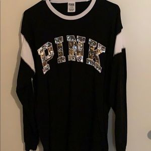 Black and white long sleeve from PINK